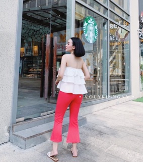 set bèo + quần ống loe