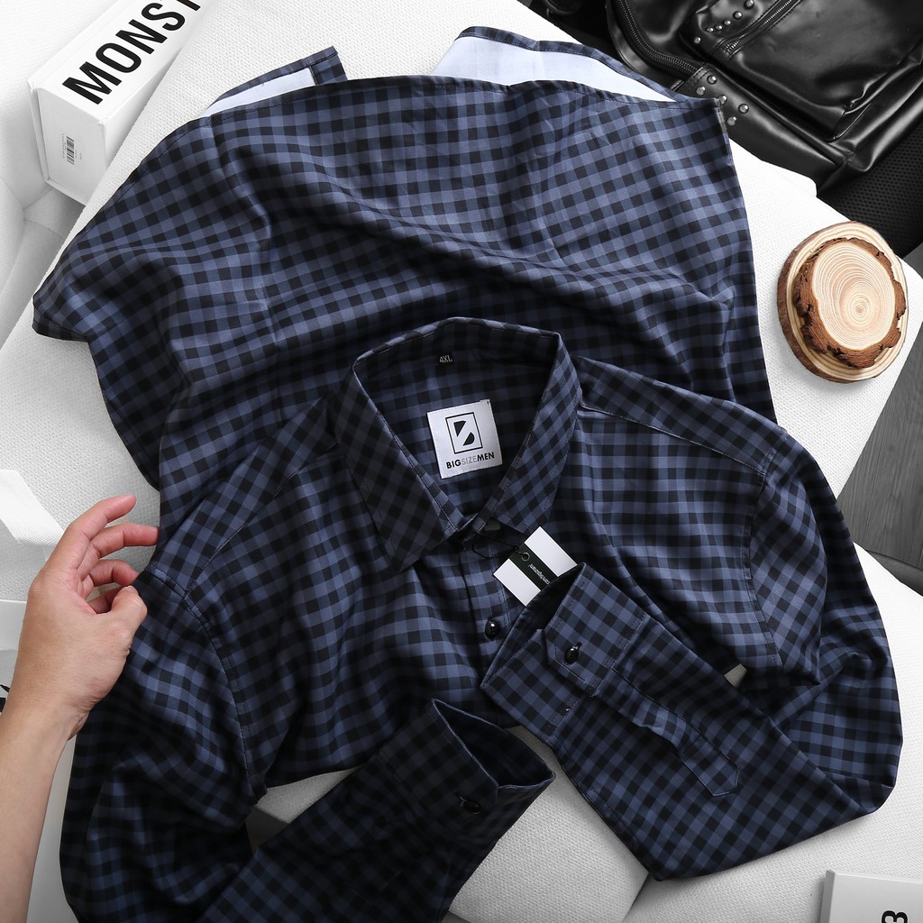 Sơ mi nam caro thời trang bigszie