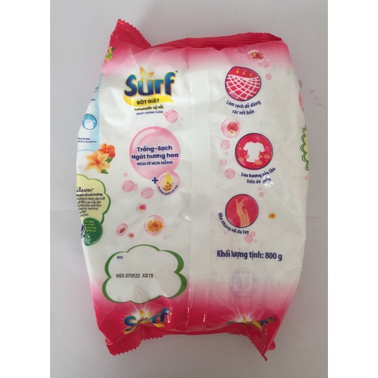 Bột giặt Surf gói 800g