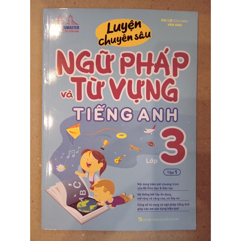 Sách - Combo Luyện chuyên sâu ngữ pháp và từ vựng Tiếng Anh 3 (tập 1+tập 2)