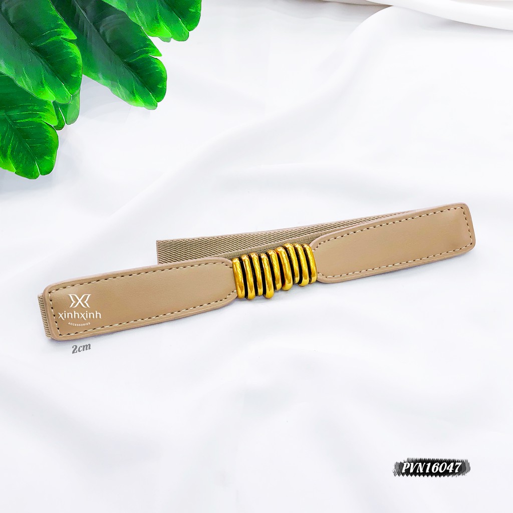 Belt váy , đai váy , dây nịt mặt chữ G lồng kim loại sang chảnh - Xinh Xinh Accessories