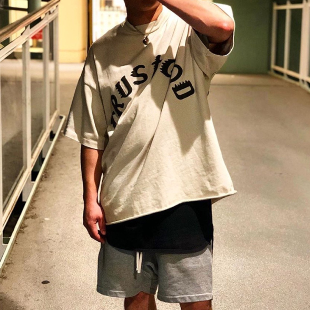 ÁO THUN TRUST GOD / COTTON 100%