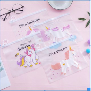 Túi Zip Unicorn dễ thương Pansi