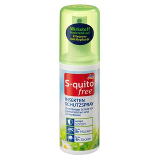 Xịt chống muỗi và kem bôi chống trùng cắn cho bé của Squito free 100ml