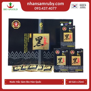 Nước hắc sâm bio hàn quốc hộp 60 gói x 25ml