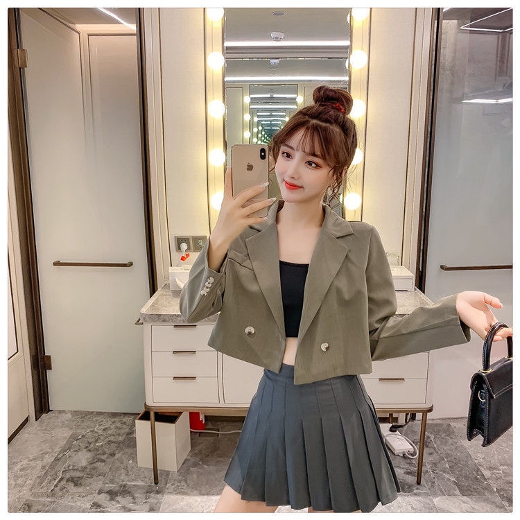 Áo Khoác Dài Tay Thời Trang Mùa Xuân Giản Dị Dành Cho Nữ