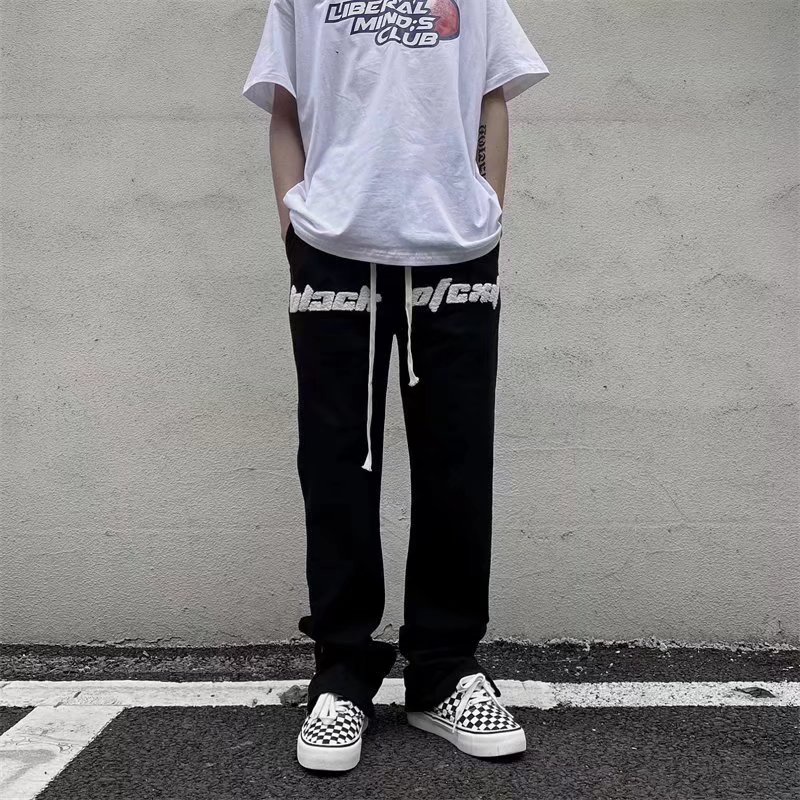 Quần Ống Rộng Hip Hop Thời Trang Âu Mỹ Dành Cho Nam 2022 Mới Quần Jogger ốNg RộNg Retro Bigsize Quần Ống Suông