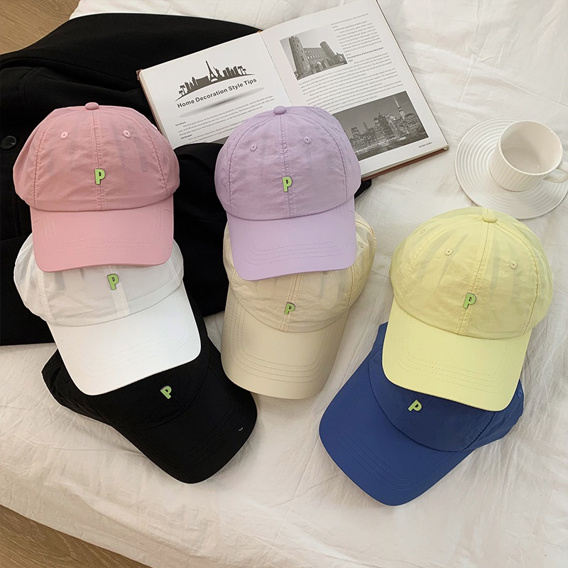 Mũ Lưỡi Trai Chất Liệu Thoáng Khí Nhanh Khô Thời Trang Mùa Hè Phong Cách Hàn Quốc Cho Nữ