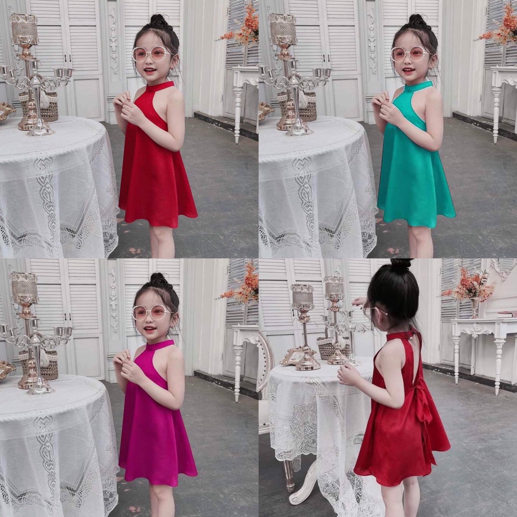 VÁY YẾM TRƠN CHO BÉ GÁI