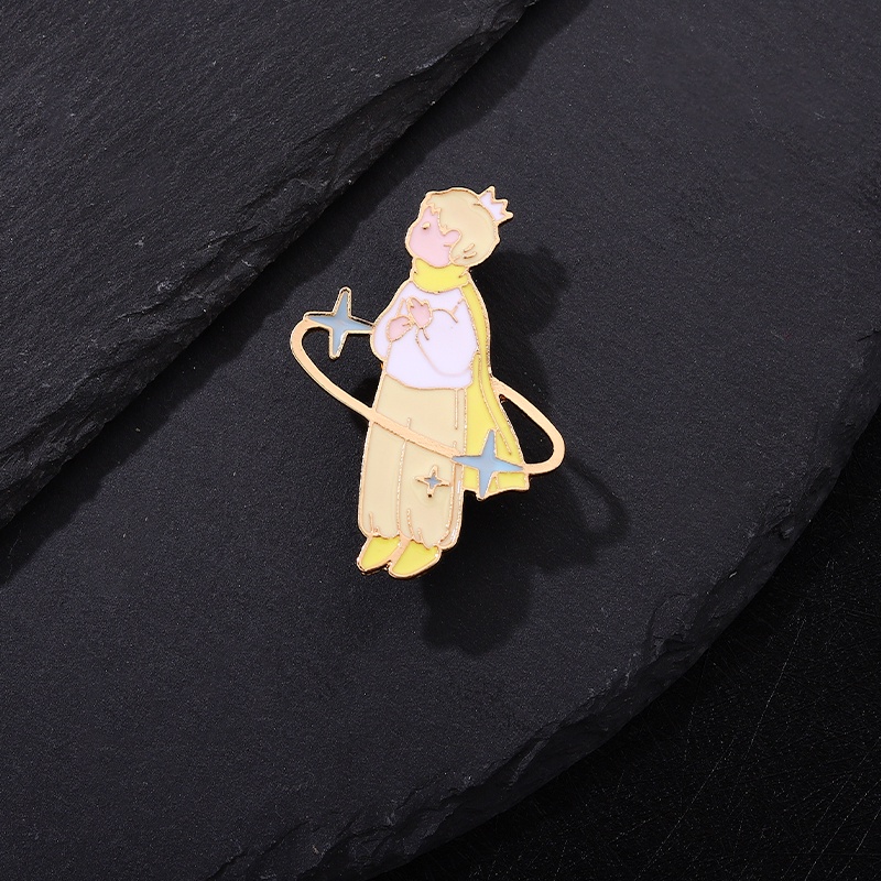 Huy Hiệu Cài Áo Kim Loại Họa Tiết Hoạt Hình Sáng Tạo Dành Cho Nam Nữ