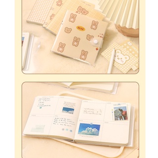 Sổ note for cube Teddy bear có bao nhựa trong
