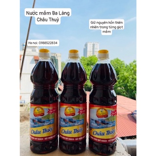 Nước mắm ba làng châu thuỷ ngon sạch