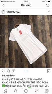 Đầm puma đen và trắng note màu