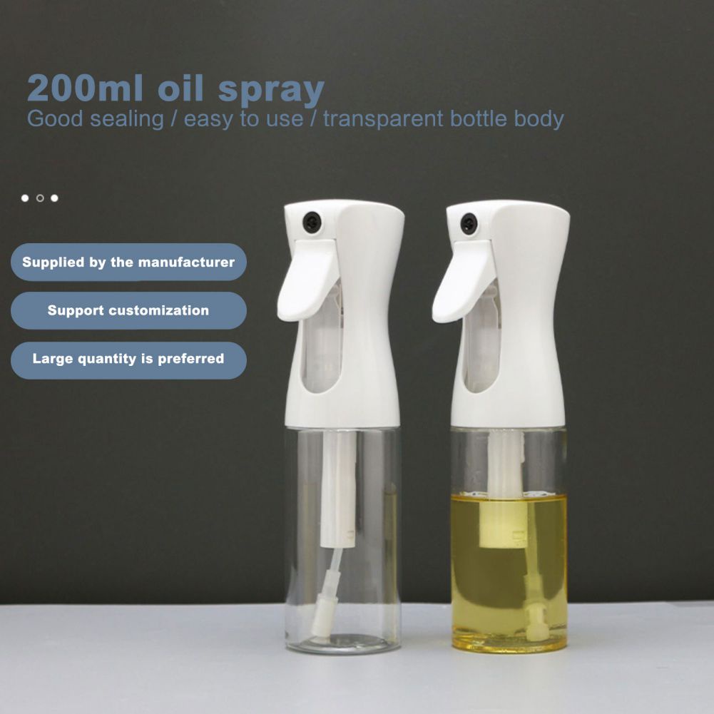 Bình Xịt Dầu Bằng Kính Không BPA 200ml Cho Chiên Và Rán