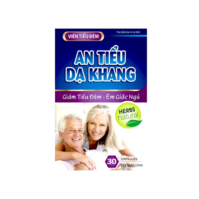 An Tiểu Dạ Khang, hỗ trợ giảm tiểu không tự chủ, tiểu dắt, tiểu són, tiểu đục(hộp 30 viên) hàng chính hãng.