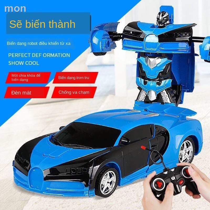 ✵Xe biến dạng điều khiển từ xa Robot King Kong đồ chơi trẻ em bé trai gái có thể sạc lại đua Lamborghini