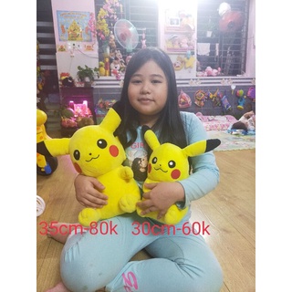 Gấu bông Pikachu size trung to🥰🥰🥰