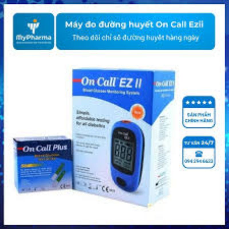 Máy và que thử đường huyết On Call