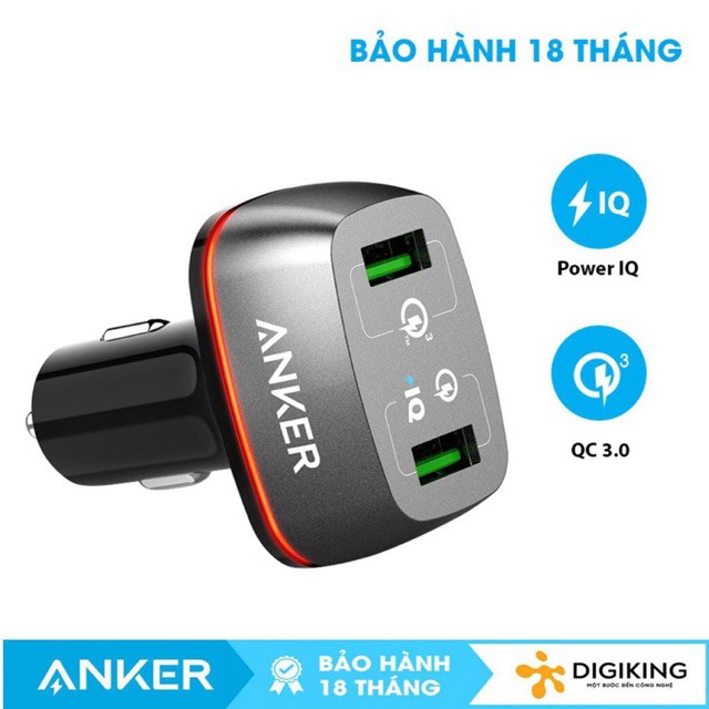 ♥️ Tẩu OTO ANKER 42W 3.0 Anker A2224 ♥️