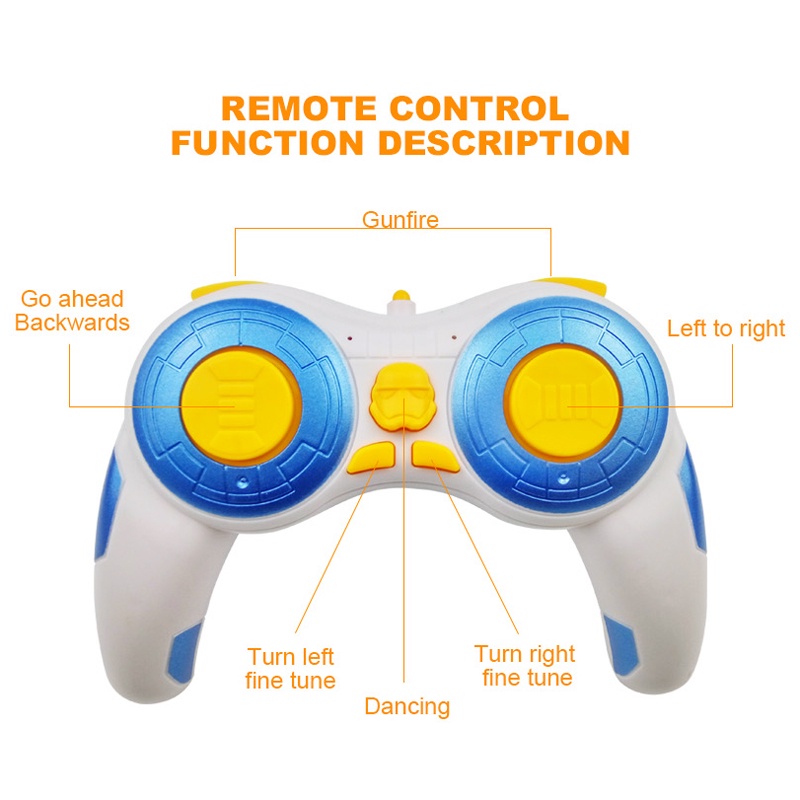 Đồ chơi robot BP MART BB8 điều khiển từ xa nâng cấp 2022 2.4g có nhạc chuyên dụng