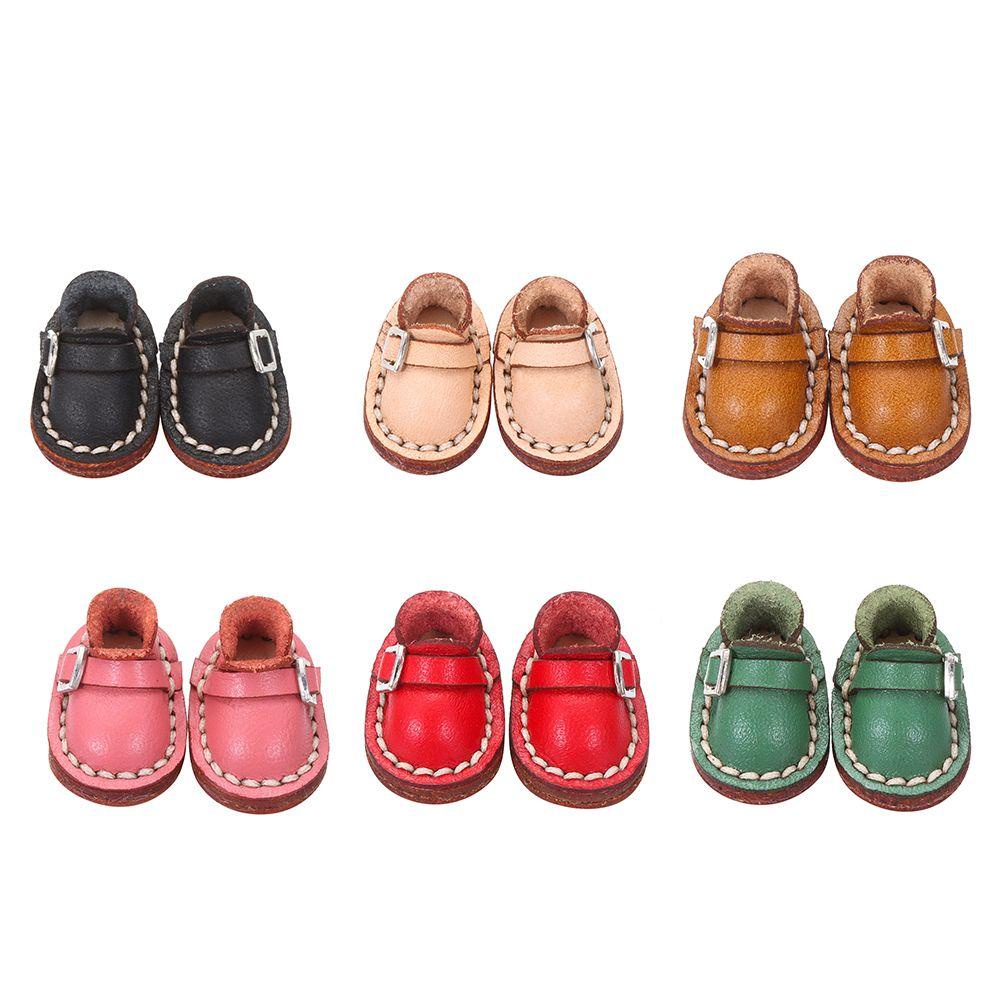 Đôi Giày Da Bò Cho Búp Bê 1 / 12BJD 1 / 11 OB11