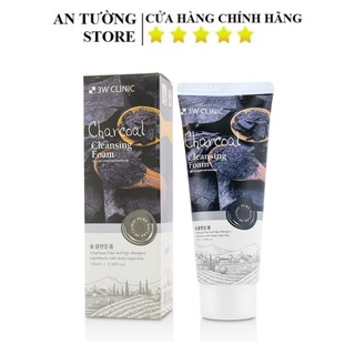 Sữa Rửa Mặt 3W Clinic Charcoal Hàn Quốc
