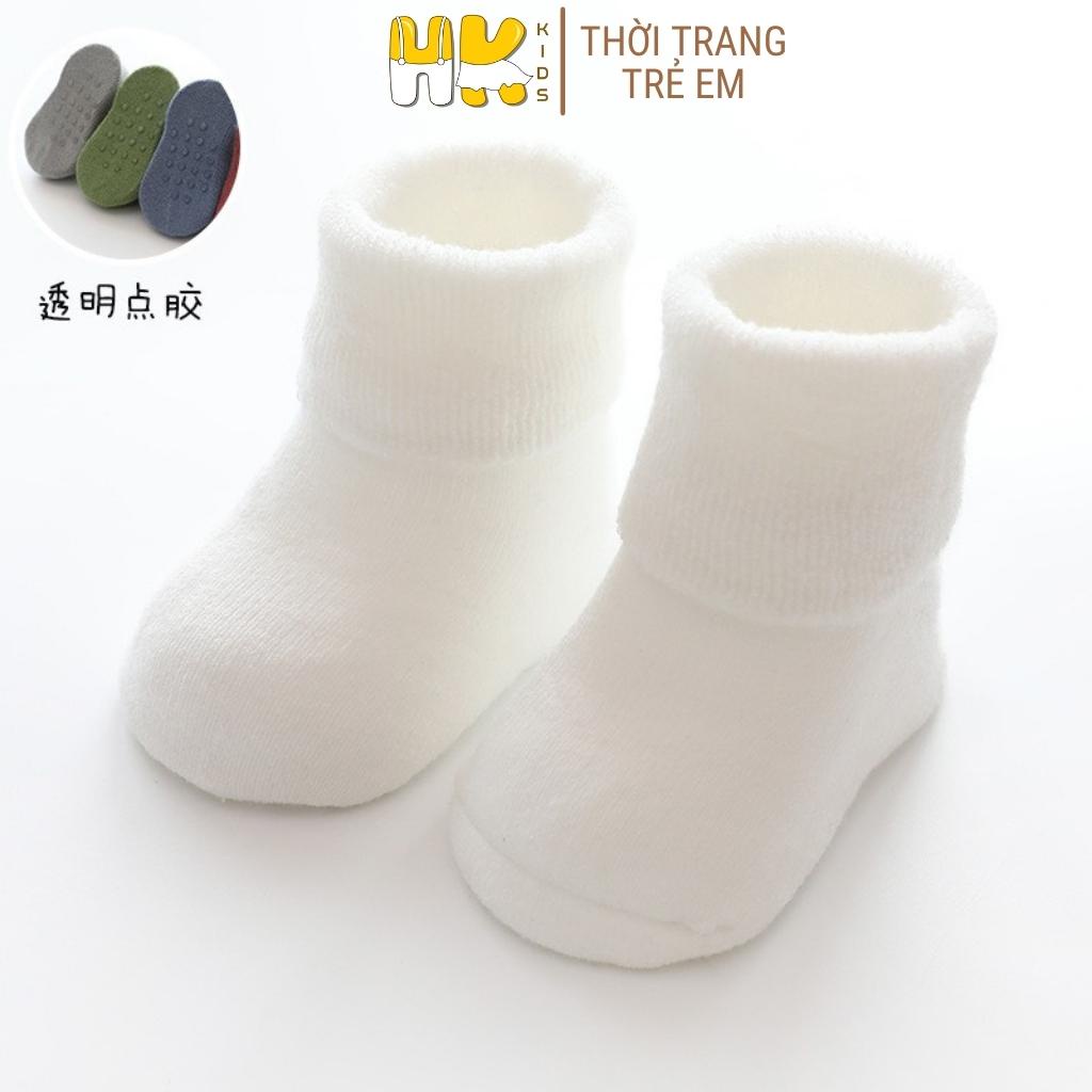 Tất chân siêu dày cho bé NEMOKIDS, chất len xù mềm mịn và rất dày dặn, Size cho bé sơ sinh đến 3 tuổi - HK KIDS