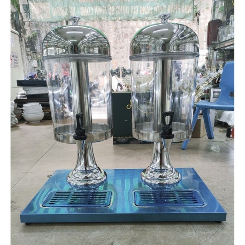 Bình Đựng Nước Ép Trái Cây 2 Vòi Gạt