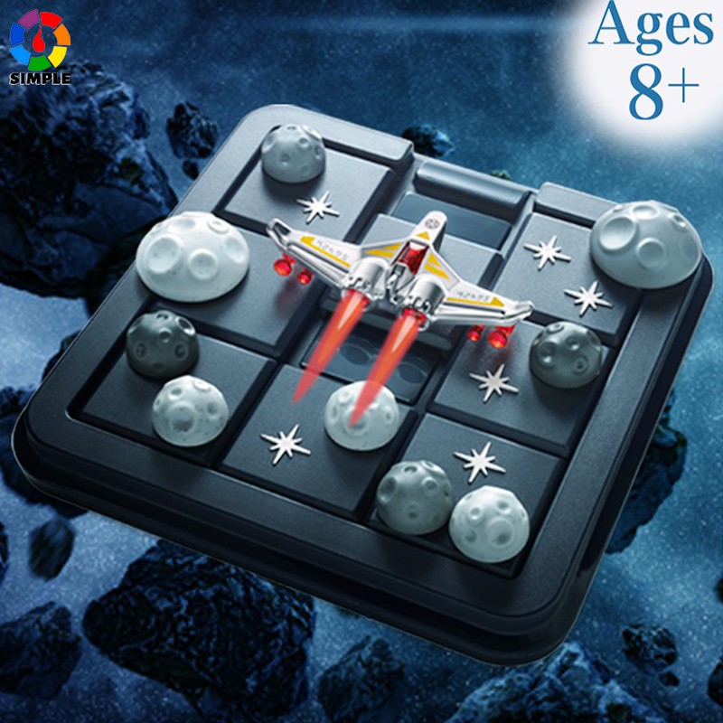 Smart Games ASTEROID ESCAPE Bộ đồ chơi giải đố ASTEROID ESCAPE gồm 60 thử thách rèn luyện tư duy sáng tạo thú vị cho bé