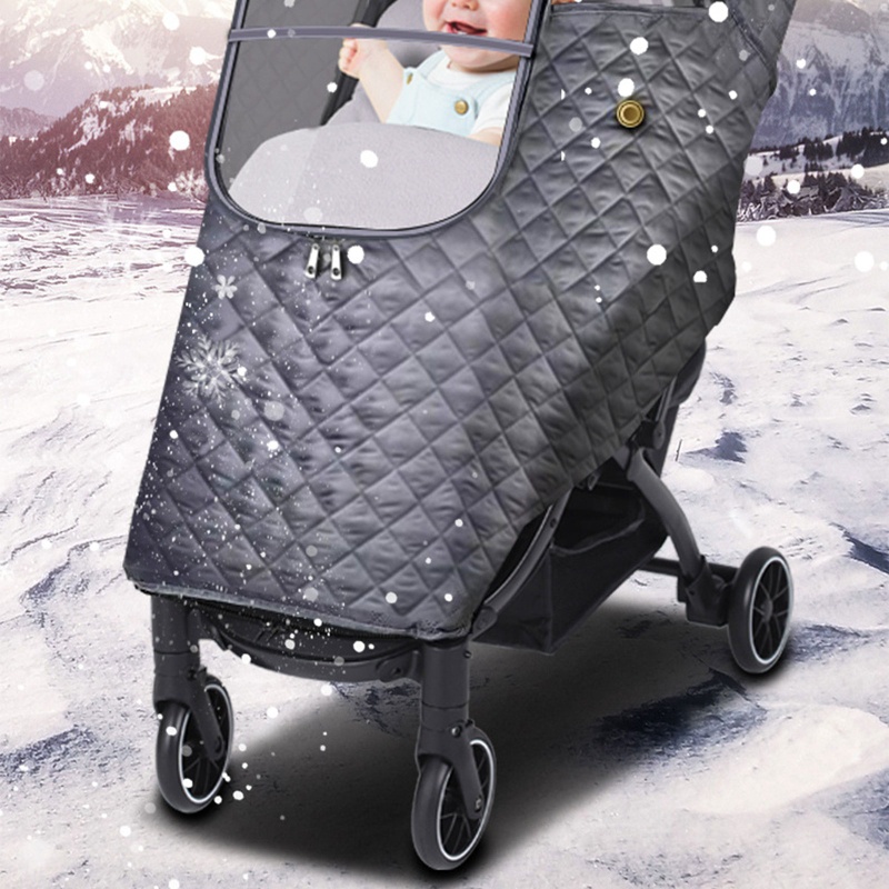 Áo Mưa Chống Bụi Chống Nước Dày Dặn Thông Dụng Cho Xe Đẩy Em Bé