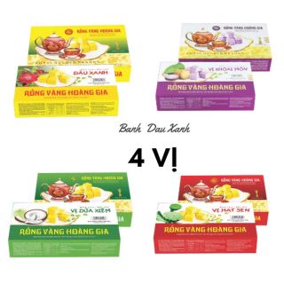Set 4 vị Bánh đậu xanh Rồng vàng Hoàng gia