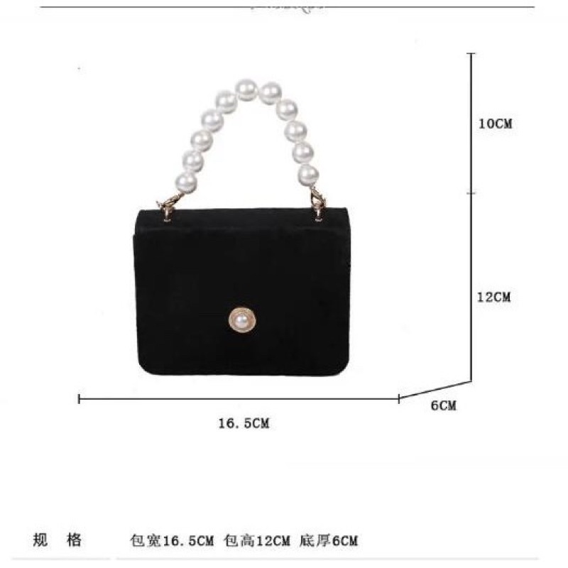 Túi xách nhung ngọc sang chảnh