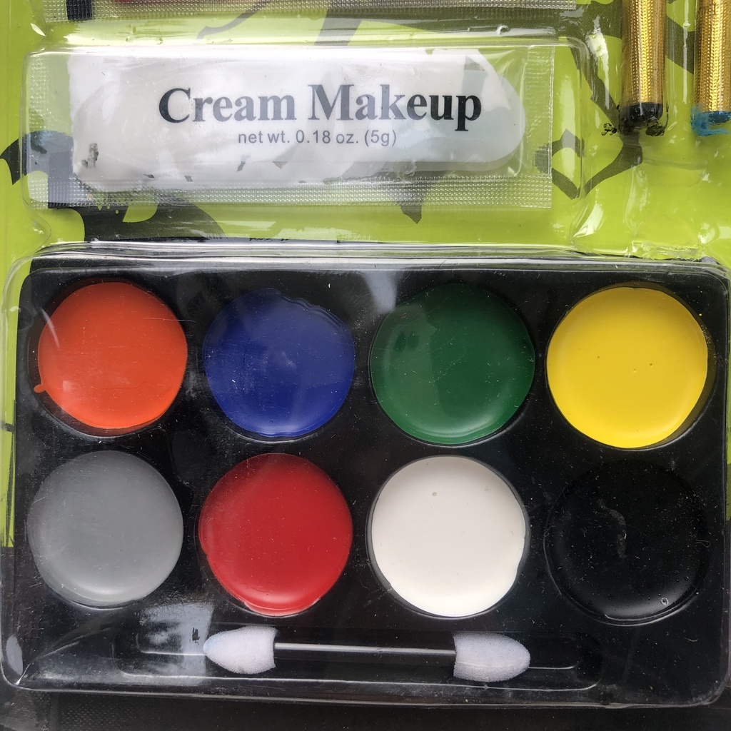 Bộ vẽ mặt hóa trang Halloween 8 màu nhiều phụ kiện | BigBuy360 - bigbuy360.vn