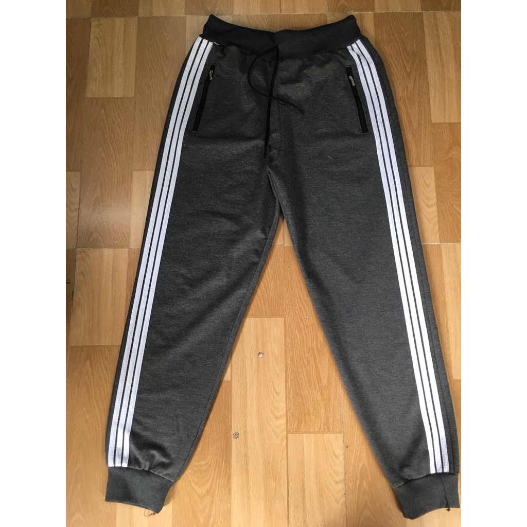 Quần thun 3 sọc có khóa kéo | BigBuy360 - bigbuy360.vn