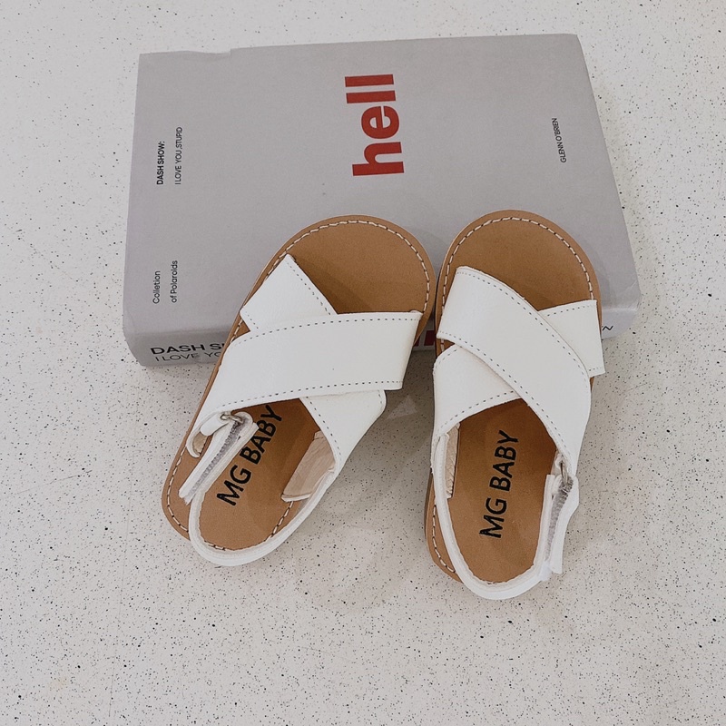 Giày Sandal Quai Dán Bé Trai Bé Gái Mick and Milk 1,2,3,4,5 Tuổi Đế Mềm Chống Trượt