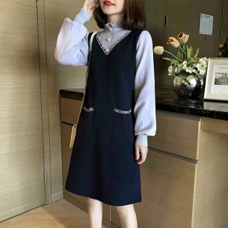 [SIÊU PHẨM] Váy len bầu hàng chất lượng len dày dặn