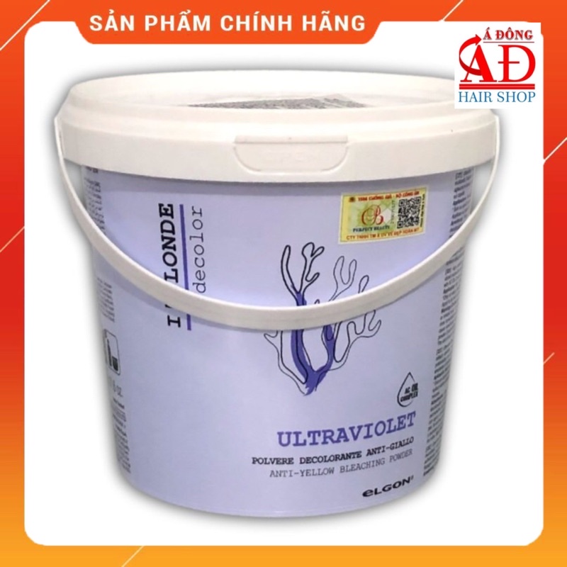 [Chính hãng] BỘT TẨY TÓC ELGON ITALY ULTRA VIOLET (TẨY TÍM) CAO CẤP 500g