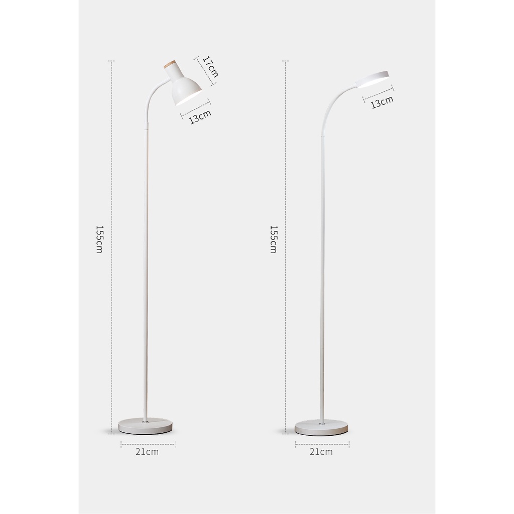 Đèn Sàn trang trí nội thất cao cấp LESA DC108, kèm bóng LED 3 chế độ ánh sáng cao cấp (Free Ship)