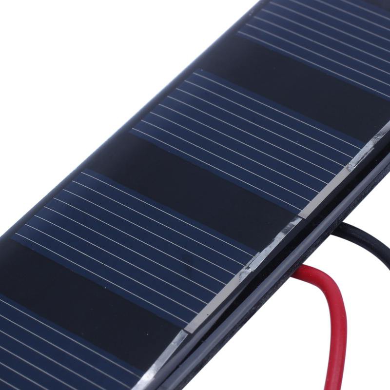 Tấm pin năng lượng mặt trời 0.2W 2V polycrystalline silicon đỏ và đen
