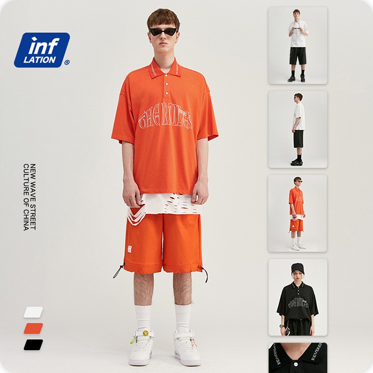 Áo thun tay lỡ form rộng Unisex [ CHÍNH HÃNG ], thương hiệu INF, cực cool, áo thun nam nữ, áo oversize, áo in hình | BigBuy360 - bigbuy360.vn