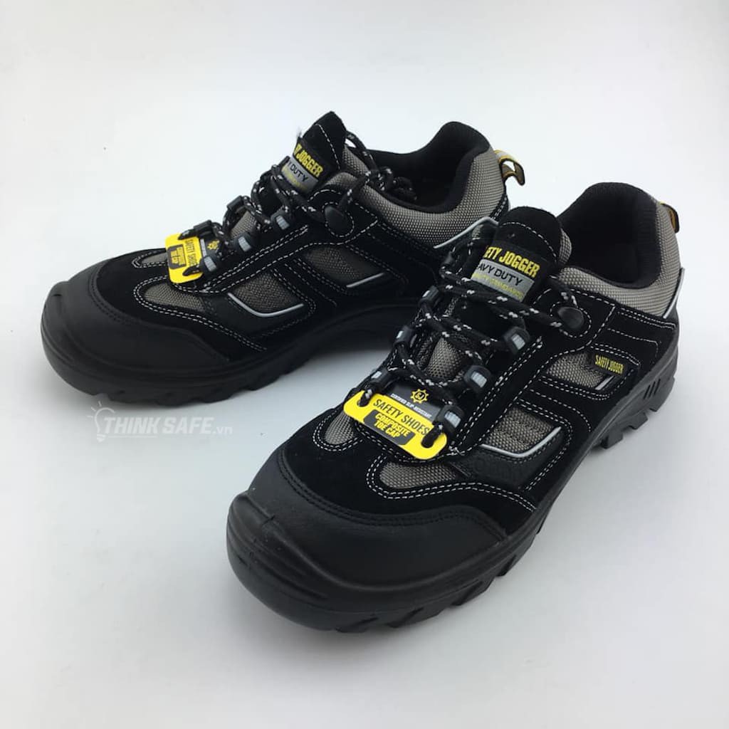 Giày bảo hộ lao động Jogger  - Giày bảo hộ Jumper S3 kiểu dáng thể thao, chống thấm nước, chống trơn trượt (đen)