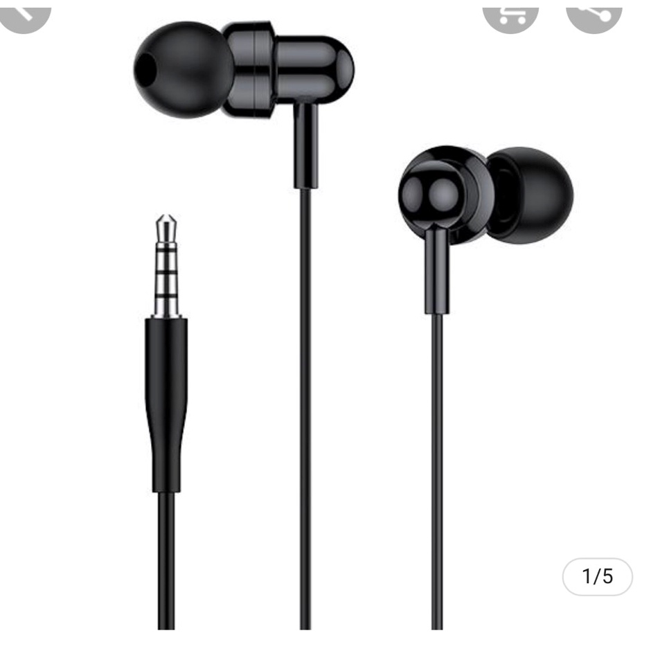 Tai nghe có dây chơi game gaming chính hãng cho cho các dòng tai nghe chân tròn, tích hợp míc nút đam thoại tiện lợi