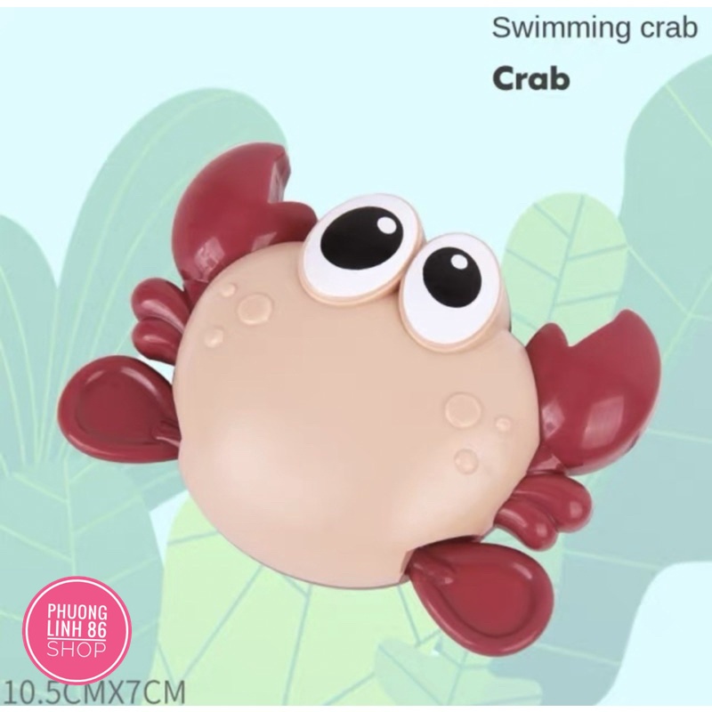 Đồ chơi vặn cót cua bơi phòng tắm thả bồn tắm siêu ngộ nghĩnh cho bé shop phương linh 86 D3