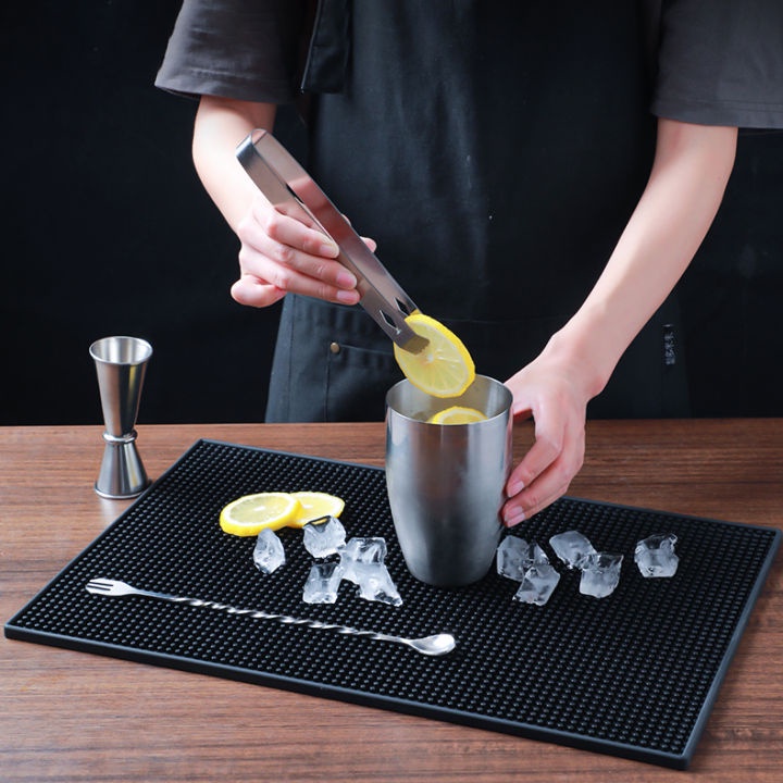 Thảm bar pha chế Proki - Thảm lót cốc văn phòng, lót sàn bằng cao su chống tràn làm bàn trà đa năng, tiện lợi