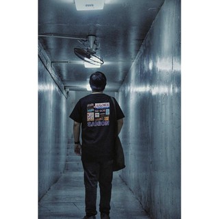 Áo thun  cotton 100% đen saigonese Unisex