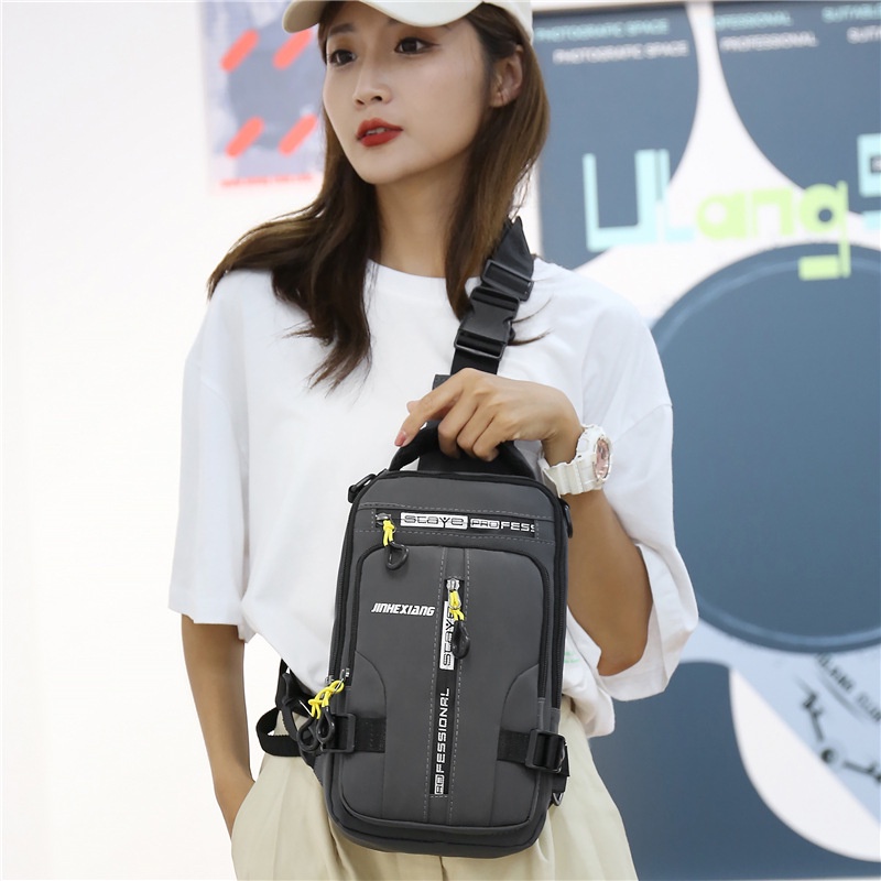 Túi đeo vai/ đeo chéo IELGY sức chứa lớn thời trang dành cho nam