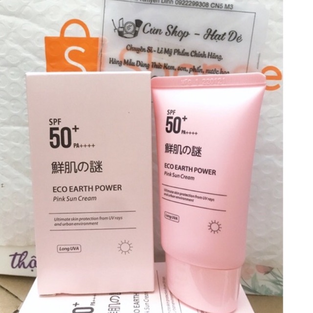 Kem Chống Nắng  Eco Earth Power SPF 50+ PA+++ 50g