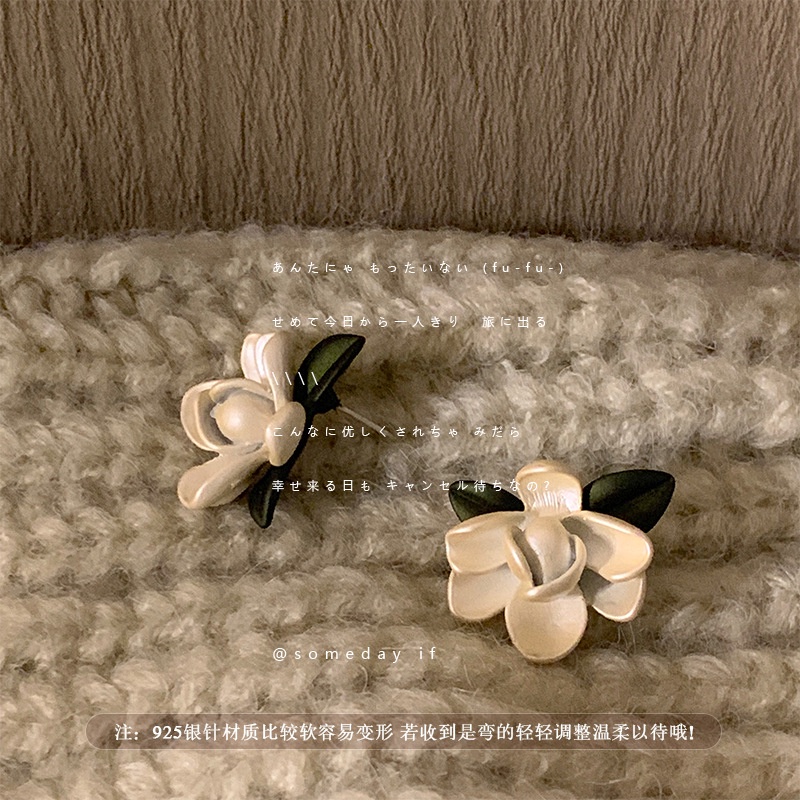 2022 Bông Tai Hoa Phong Cách Baroque Cổ Điển Mới