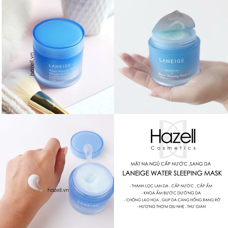 Mặt nạ ngủ Laneige dưỡng ẩm cấp nước trẻ hóa da ban đêm Water Sleeping Mask 100ml
