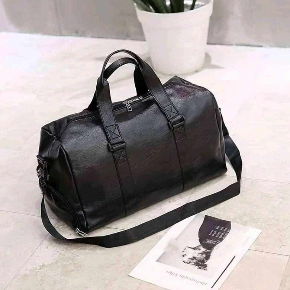 Túi Xách Du Lịch Da Size Lớn Thể Thao Da Cao Cấp Có Ngăn Đựng Giày Superbag 265